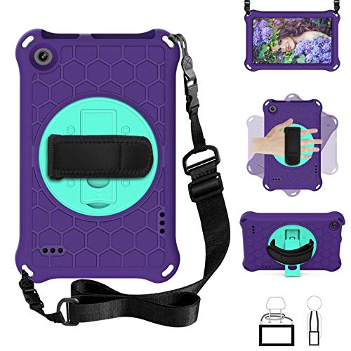 Tablet PC Bolsas Bandolera Para Amazon Kindle Fire 7 Tablet Funda, para la 5ª generación, 2015 de liberación / séptima generación, para la liberación de 2017 / 9ª generación, lanzamiento de 2019, con