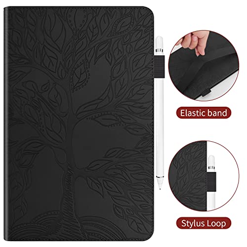 Tablet PC Case For el fuego de HD 8 y Fuego HD 8 Plus Tablet10th generación, lanzamiento 2020) PU Caja de cuero Flip Wallet Funda protectora Árbol de la vida Tableta Tableta Tableta ordenador personal