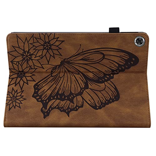 Tablet PC Case PU Funda de cuero Flip Wallet Cubierta protectora de mariposa en relieve cubierta de protección Tableta ordenador personal CUBIERTA ADECUADA for LA TABLA DE LENOVO M8 HD 8.0 Lanzamiento