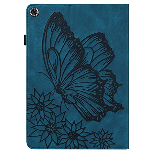 Tablet PC Shell PU Funda de cuero Flip Wallet Cubierta protectora de mariposa en relieve cubierta de protección Tableta ordenador personal CUBIERTA ADECUADA for LA TABLA DE LENOVO M8 HD 8.0 Lanzamient