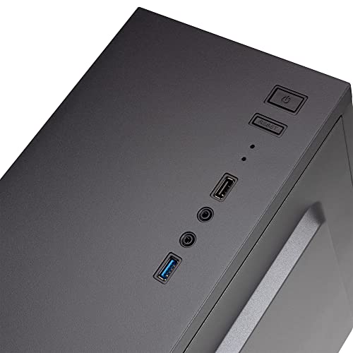 Tacens 2ALUX Caja PC Semitorre ATX, Ventilador 12cm, Acero Ultraligero, Negro