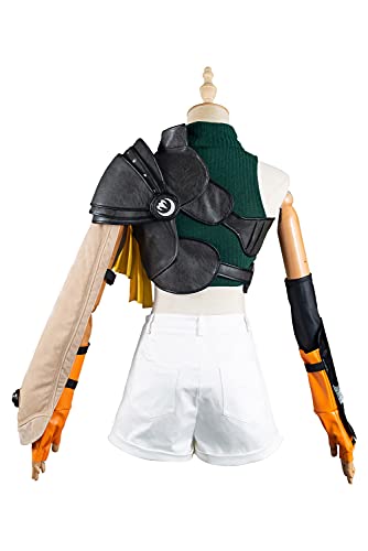 Taeyue Final Fantasy VII: Remake Intergrade Yuffie Kisaragi Cpsplay Cpstume FF7 Trajes Traje Halloween Carnaval Conjunto Completo Mujer