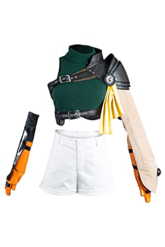 Taeyue Final Fantasy VII: Remake Intergrade Yuffie Kisaragi Cpsplay Cpstume FF7 Trajes Traje Halloween Carnaval Conjunto Completo Mujer