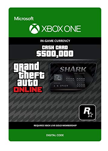 Take Two Interactive Spain Grand Theft Auto V Premium Edition + Rockstar Games Grand Theft Auto Online GTA V Blue Shark Cash Card | 500,000 GTA-Dollars | Xbox One Código de descarga