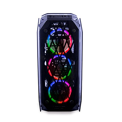 Talius Caja ATX Gaming Kraken Spectrum - 4 Paneles de Cristal Templado - USB 3.0-2X USB 2.0 - Sin Fuente - Negra …