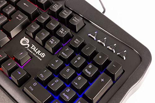 Talius Gaming Kit V.2 (Teclado + Raton + Auriculares + Alfombrilla) Black