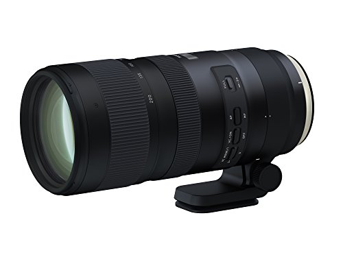 Tamron SP 70-200 mm F/2.8 Di VC USD G2 - Objetivo para Nikon (estabilizador óptico VC en tres modos, Sensor Full Frame 24 x 36, AF USD, dos lentes XLD, SP) negro