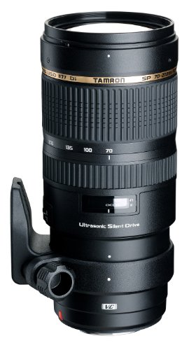 Tamron SP AF 70-200 mm F/2.8 Di VC USD - Objetivo para Canon (Distancia Focal 70-200mm, Apertura f/2.8, Zoom óptico 1.8X,estabilizador óptico, Macro, diámetro: 77mm) Negro