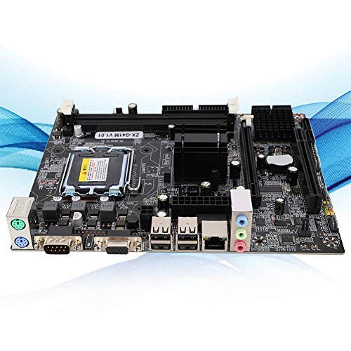 Tangxi Placa Base de Computadora VGA DDR3 1600/1333MHz,Intel g41,Soporta CPU LGA 775,Ranura PCI-Ex16 IDE, E/S RJ45 COM Interfaz de Audio USB2.0