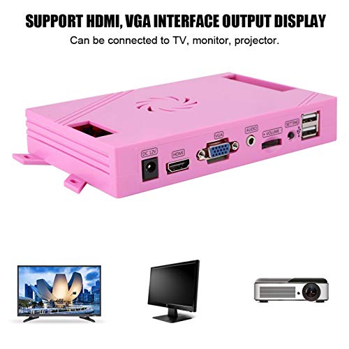 Tanke Caja de Juegos para Uso doméstico, Jugadores Dobles, máquina de Juego basculante, diseño de menú Principal Simple, Cuatro Idiomas, 7.4x4.3x1.2 Pulgadas