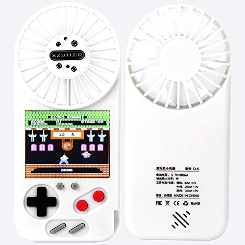 TANKE Consola de juego ajustable del PDA del ventilador con el blanco de la consola del juego de la pantalla del color