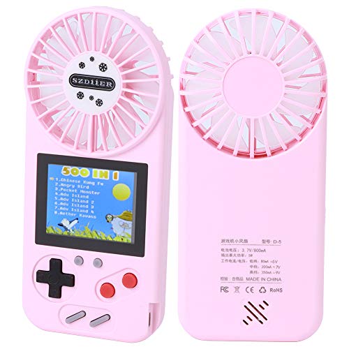 TANKE Consola de juego ajustable del PDA del ventilador con la consola del juego de la pantalla del color de carga USB