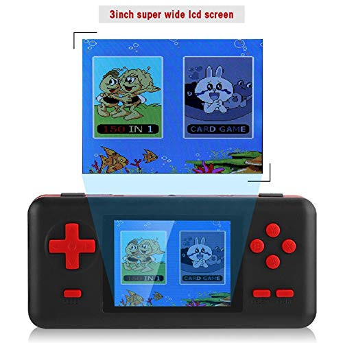 Tanke Consola de Juegos - GB50 Mini Tarjeta de Enchufe de 8 bits Consola de Juegos Retro portátil incorporada 150 para Juegos FC