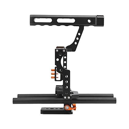 Tanke Juego de jaulas para cámara - C500-1 Jaula para cámara con Caja Mate para GH4 para A7S/A7/A7R/A7RII/A7SII, 3.7lb