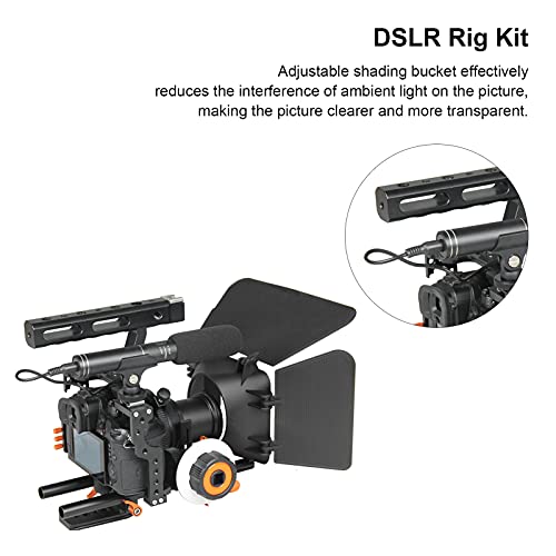 Tanke Juego de jaulas para cámara - C500-1 Jaula para cámara con Caja Mate para GH4 para A7S/A7/A7R/A7RII/A7SII, 3.7lb