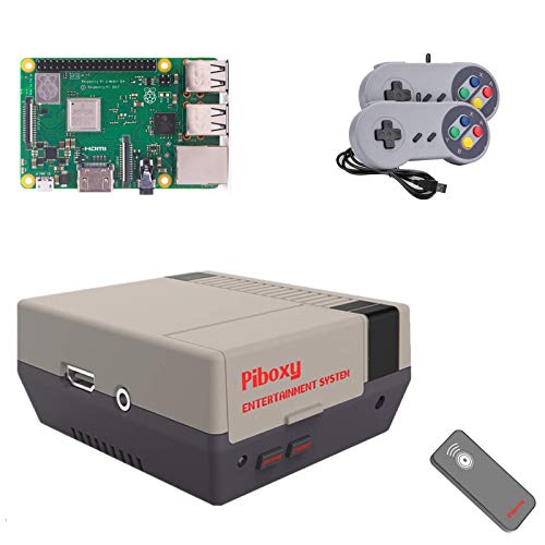 TAPDRA Raspberry Pi 3B+ (B Plus) Arcade Full Kit 128GB SD Card with 18000+ Games Arcade RetroPie Emulation Station ES IR Remote Control