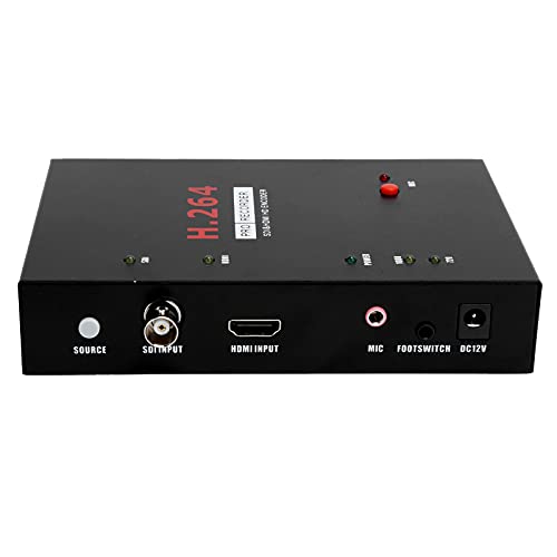 Tarjeta de Captura de Video HD de 1080p a 60Hz, Tarjeta de Captura de Juegos de Audio en Tiempo Real para Xbox PS5 PS4 DSLR OBS Twitch Live Streaming, con Control Remoto