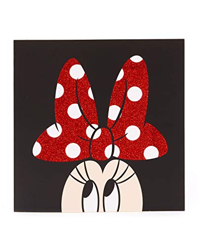 Tarjeta de felicitación de Minnie Mouse – perfecta para una variedad de ocasiones – Tarjeta de felicitación de Disney – Tarjeta de regalo para ella – Tarjeta de regalo para niñas – Regalos de Disney