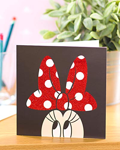 Tarjeta de felicitación de Minnie Mouse – perfecta para una variedad de ocasiones – Tarjeta de felicitación de Disney – Tarjeta de regalo para ella – Tarjeta de regalo para niñas – Regalos de Disney