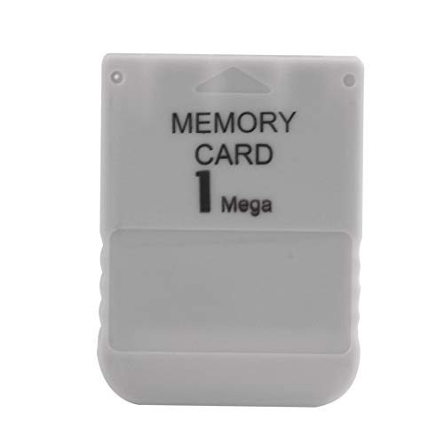 Tarjeta de memoria Ps1 1 Mega tarjeta de memoria para Playstation 1 One PS1 PSX Game Útil Práctica Asequible Blanco 1M 1Mb