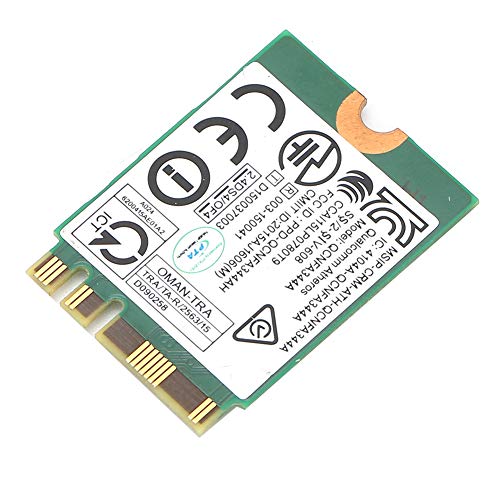 Tarjeta de Red de Banda Dual 11AC, Tarjeta de Red WiFi Chip de Tarjeta de Red inalámbrica Bluetooth de Banda Dual de 1200 Mbps para Qualcomm QCNFA344A para Windows