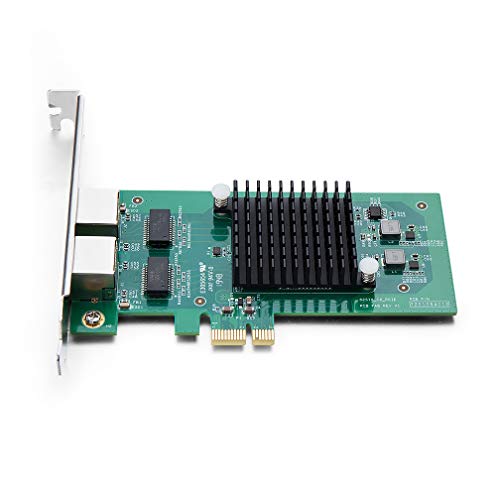 Tarjeta de Red Gigabit PCI Express E1G42ET, Chip Intel 82576, Tarjeta LAN Ethernet de 1 GB, Puertos duales de Cobre RJ45 para Windows Server, Linux, PC, VMware ESX
