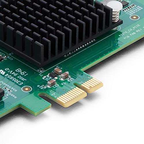 Tarjeta de Red Gigabit PCI Express E1G42ET, Chip Intel 82576, Tarjeta LAN Ethernet de 1 GB, Puertos duales de Cobre RJ45 para Windows Server, Linux, PC, VMware ESX