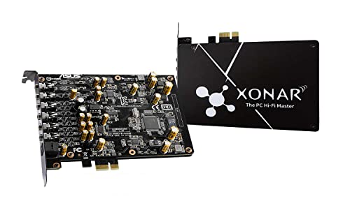 TARJETA DE SONIDO ASUS XONAR AE 7.1 PCIE GAMING 192kHz/24-bit Hi-Res AUDIO QUALITY