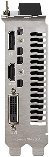 Tarjeta gráfica de gaming ASUS Phoenix NVIDIA GeForce GTX 1650 OC Edition (PCIe 3.0, 4GB GDDR6, HDMI, DisplayPort, DVI-D, 1 conector de 6 contactos, Ventilador Axial-tech, Rodamientos de bolas dobles)