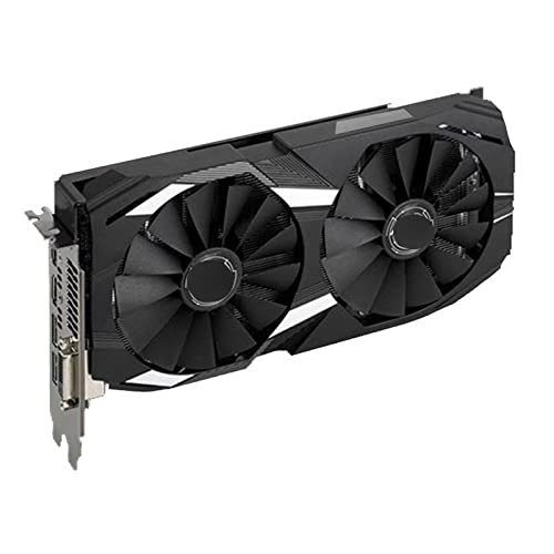 tarjeta gráfica juegos Fit for ASUS RX 580 Tarjeta de video de 8GB GPU AMD Radeon RX580 Tarjetas gráficas de 8GB Pantalla de juego de computadora PUBG VGA DVI Tarjeta de video HDMI 570, 560, 550