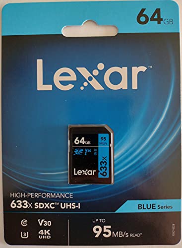 Tarjeta Lexar Professional 633x 64GB SDXC UHS-I
