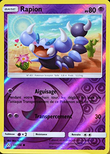 Tarjeta Pokémon 54/156 Rápon – Reverse SL5 – Sol y Luna – Ultra Prisma