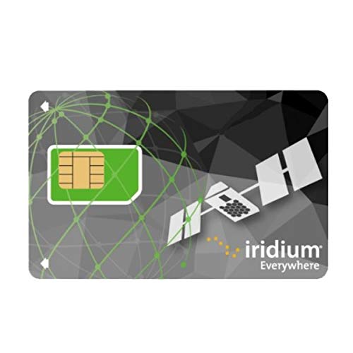 Tarjeta SIM prepaga Global de Iridium Satellite Phone con 300 minutos (validez de 12 meses)