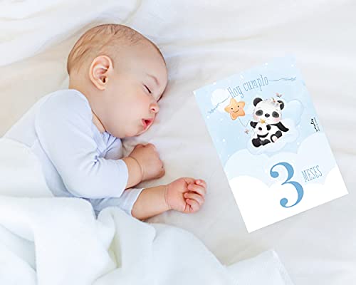 Tarjetas cumple mes Animalitos, Crea tu propio álbum de crecimiento, Disponible en varios idiomas