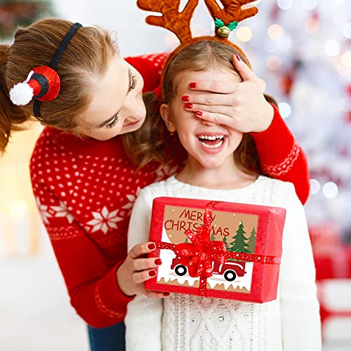 Tarjetas de Felicitación, Ksopsdey 24 PCS Tarjeta de Navidad, Tarjetas De Navidad Con Sobres Y Pegatinas,Tarjetas De Navidad Con Sobre Pequeño,Tarjetas De Navidad Con Juego De Sobres