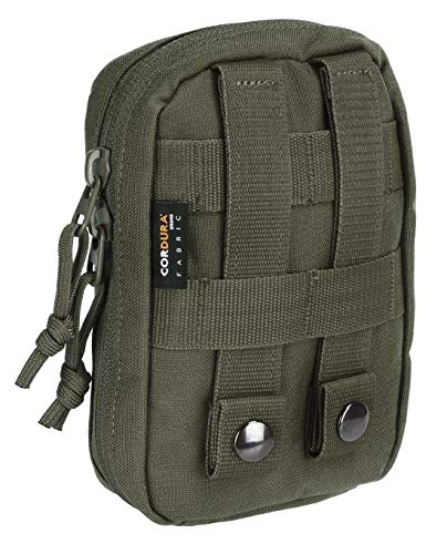 Tasmanian Tiger TT TAC Pouch 1 TREMA Bolsa Adicional con Sistema Molle y área de Parche, 16 x 12 x 4 cm (Oliva)