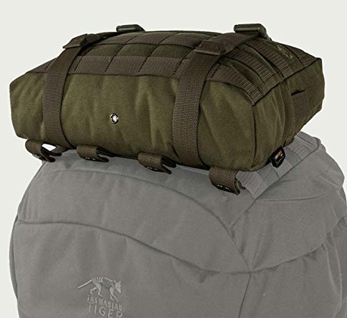 Tasmanian Tiger TT TAC Pouch 10 Bolsillo Adicional para Mochilas, Bolsillo de la Tapa Modular, 4L; 30 x 20 x 5 cm; Compatible con Molle, Negro