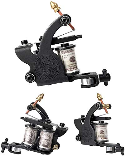 Tattoo Equipos de Tatuaje Completo Bobina Maquina Kit de Tatuaje 14 Tintas Fuente de Alimentacion Pedal Agujas Grips Consejos