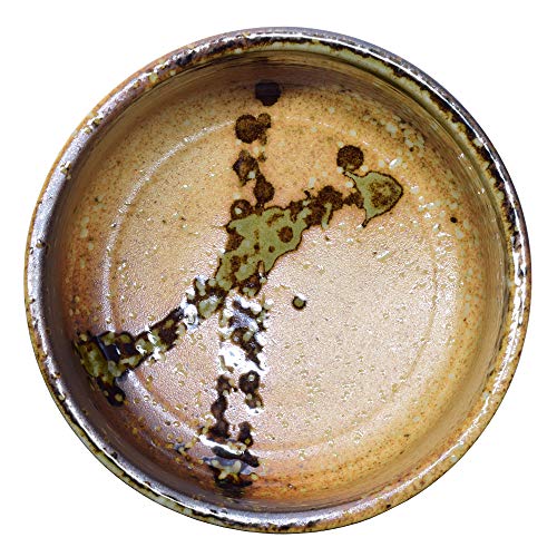 Tazón de té matcha japonesa hecho a mano, café, ceremonia de taza de té matcha, cerámica auténtica de Mino Ware, Shigaraki Oribe Chawan