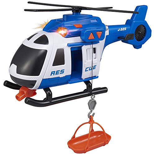 Teamsterz 1416393 Helicóptero de Rescate con Luz y Sonidos, 42 cm