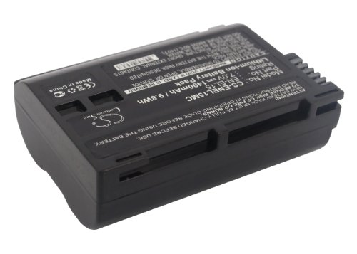 TECHTEK batería Compatible con [Nikon] 1 V1, Coolpix D7000, D600, D610, D7000, D7100, D7200, D750, D7500, D800, D800E, D810, D810A, D850, Digital SLR D800, MB-D12, Z6, Z7 sustituye EN-EL15, para EN-E
