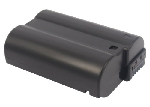 TECHTEK batería Compatible con [Nikon] 1 V1, Coolpix D7000, D600, D610, D7000, D7100, D7200, D750, D7500, D800, D800E, D810, D810A, D850, Digital SLR D800, MB-D12, Z6, Z7 sustituye EN-EL15, para EN-E