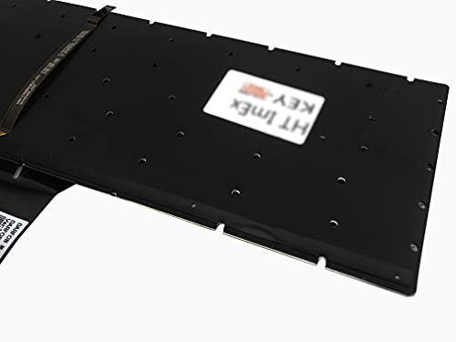 Teclado alemán – sin Marco – con iluminación – para MSI GV62, GV62 7RC (MS-16JD), GV62 7RD (MS-16J9)