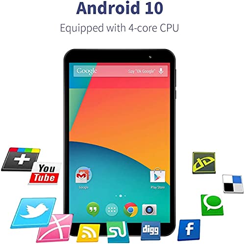 TECLAST P80 Tablet 8 Pulgadas,2GB RAM 32GB ROM, Android 10.0,Procesador 4 Núcleos UNISOC SC7731E,Bisel Estrecho 6 mm 1280×800 HD IPS,5G Wi-Fi,Bluetooth 4.2,Soporte 128GB TF Type-C