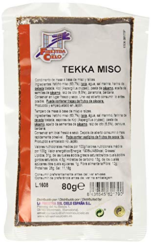 Tekka (condimento de miso y raíces) - La Finestra Sul Cielo - 80g - alimentación macrobiótica