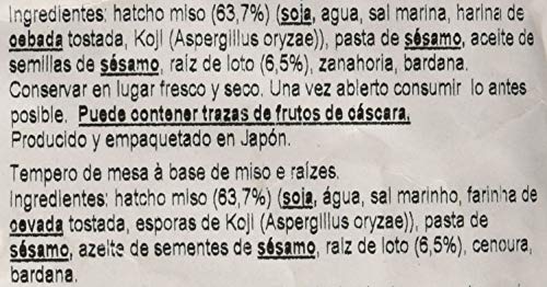 Tekka (condimento de miso y raíces) - La Finestra Sul Cielo - 80g - alimentación macrobiótica