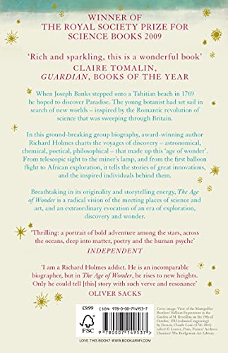 The Age Of Wonder: How the Romantic Generation Discovered the Beauty and Terror of Science