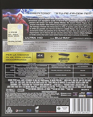 The Amazing Spiderman 2 - Il Potere di Electro (4K Ultrahd + Blu-Ray) [Blu-ray]