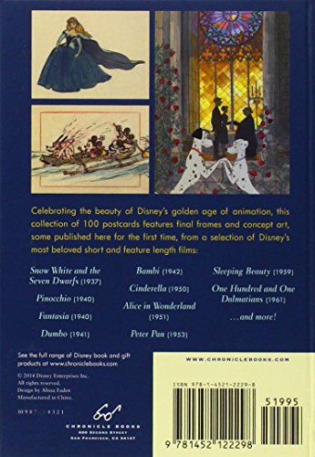 The Art of Disney: The Golden Age (1937-1961) (Postcards): The Golden Age (1937-1961) - Postcard box