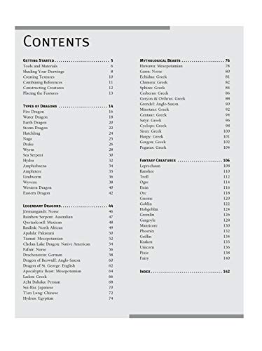 The Art of Drawing Dragons, Mythological Beasts, and Fantasy Creatures: Step-by-step techniques for drawing fantastic creatures of folklore and legend (Collector's Series)